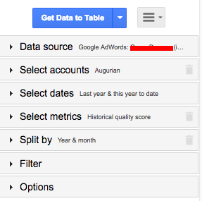 Quality Score Tracker Query