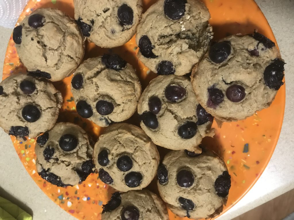 Vegan Lemon blueberry muffins (vegan)