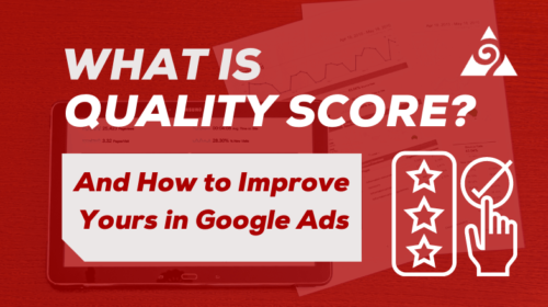 Blog cover (title) What is quality score and how to improve yours in Google Ads