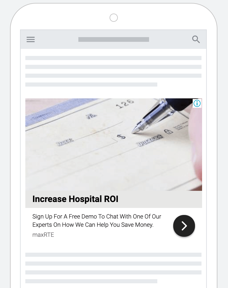 saas display ad example