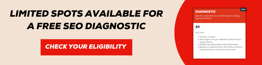 seo free diagnostic banner